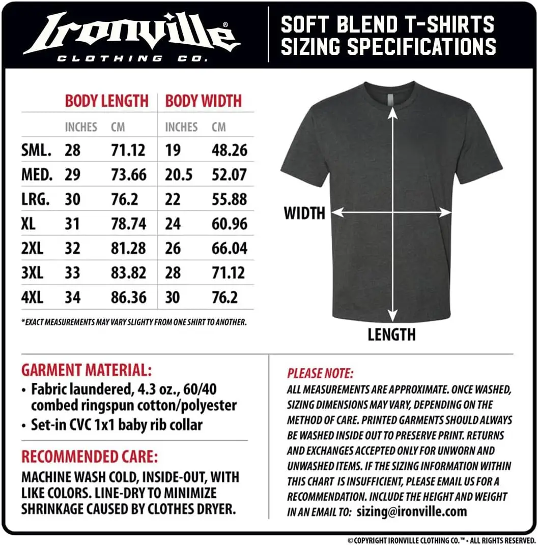 Ironville Gym Gorilla Bodybuilding Soft Blend T Shirt