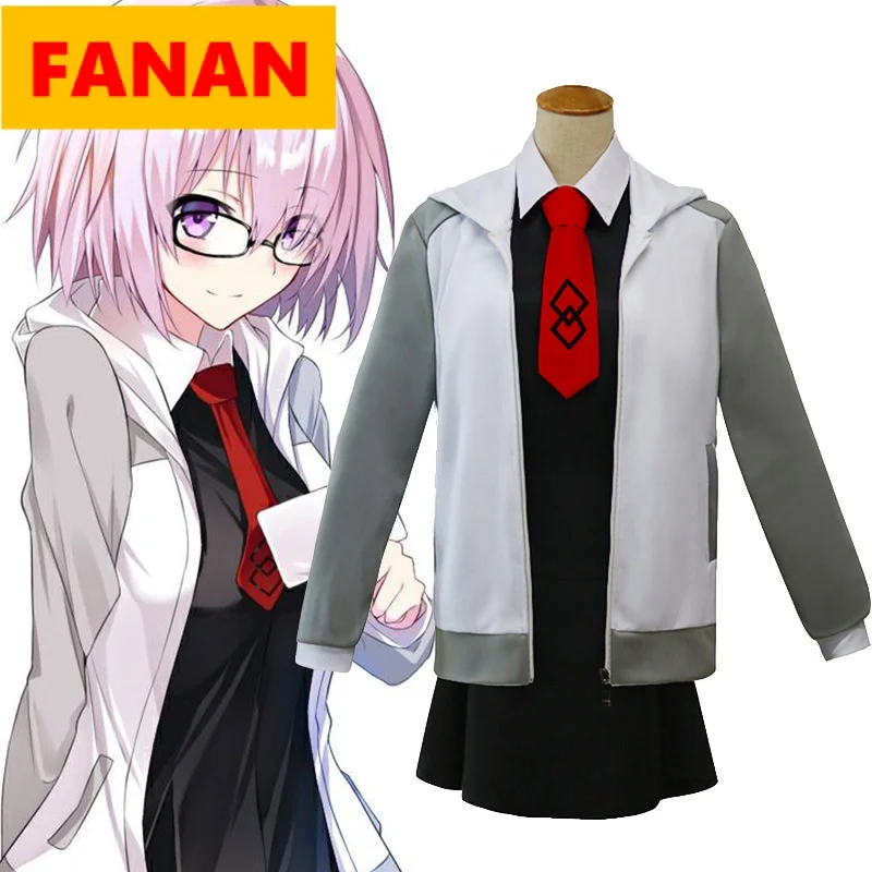 

Аниме Fate Stay Night платья костюмы косплей Mash Kyrielight Мэтью Kyrielight Косплей Костюм Женское пальто