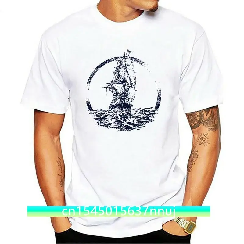 

634 Pirate Ship T Shirt Caribbean Buccaneer Booty Aye Ahoy Matey Flying Dutchman Tee New Unisex Funny Tops Tee Shirt