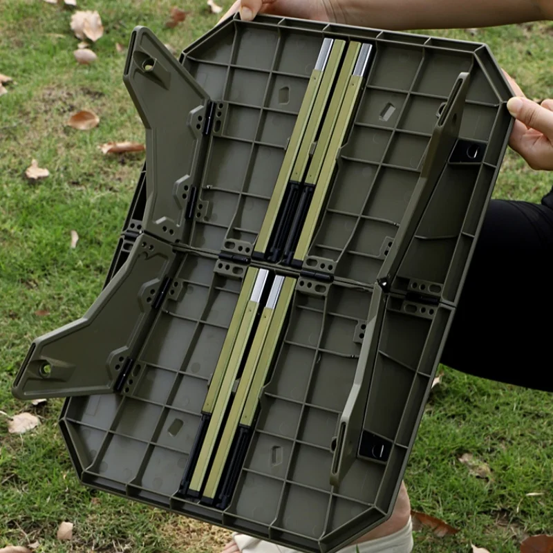 Регулируемый по высоте стол для кемпинга складной улицы легкий портативный