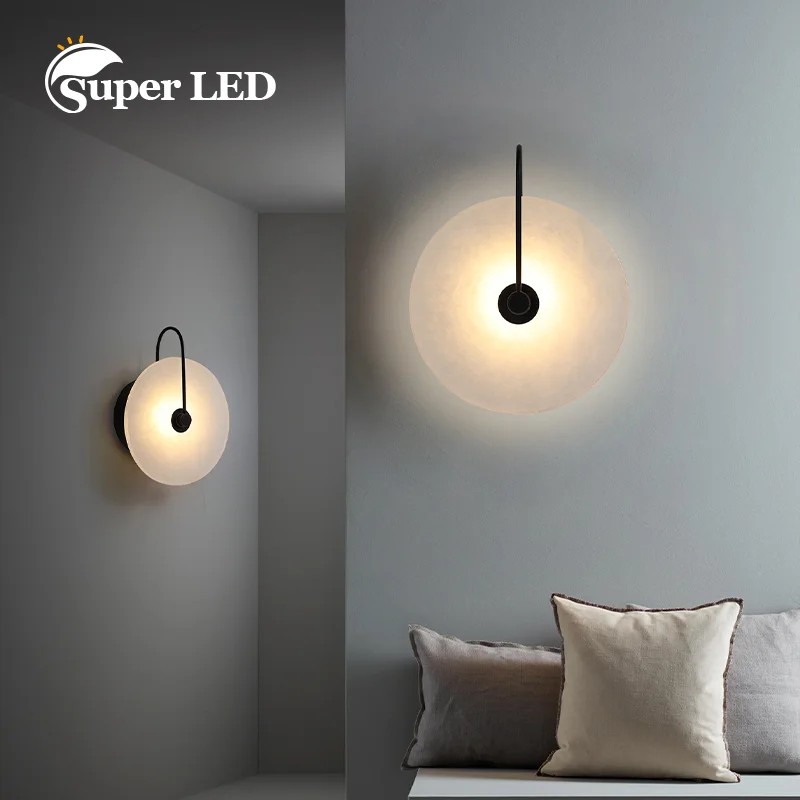 

Мраморная настенная лампа, Современная фотолампа, домашний декор, настенный декоративный абажур, освещение для дома, декор для спальни, золотые лампы