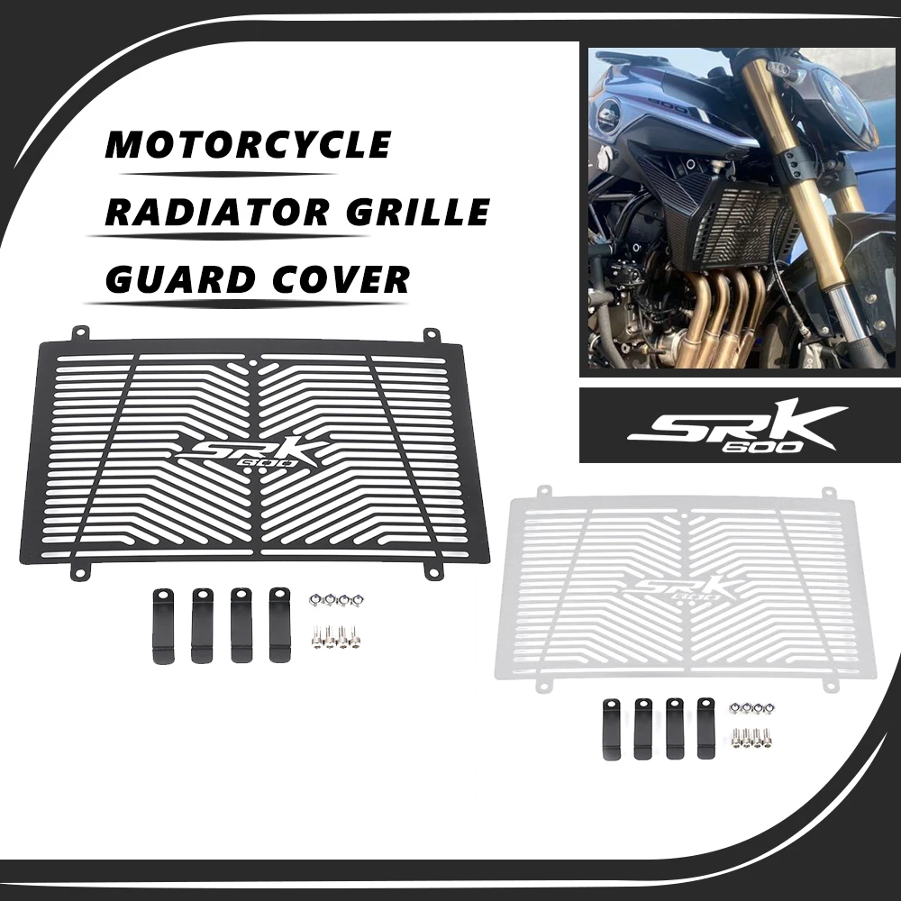 

Motorcycle CNC For QJMOTOR SRK600 RR SRK 600 2022 2023 Accessories Radiator Cover Grille Guard Protector QJ600GS-3A SJ600GS-3D