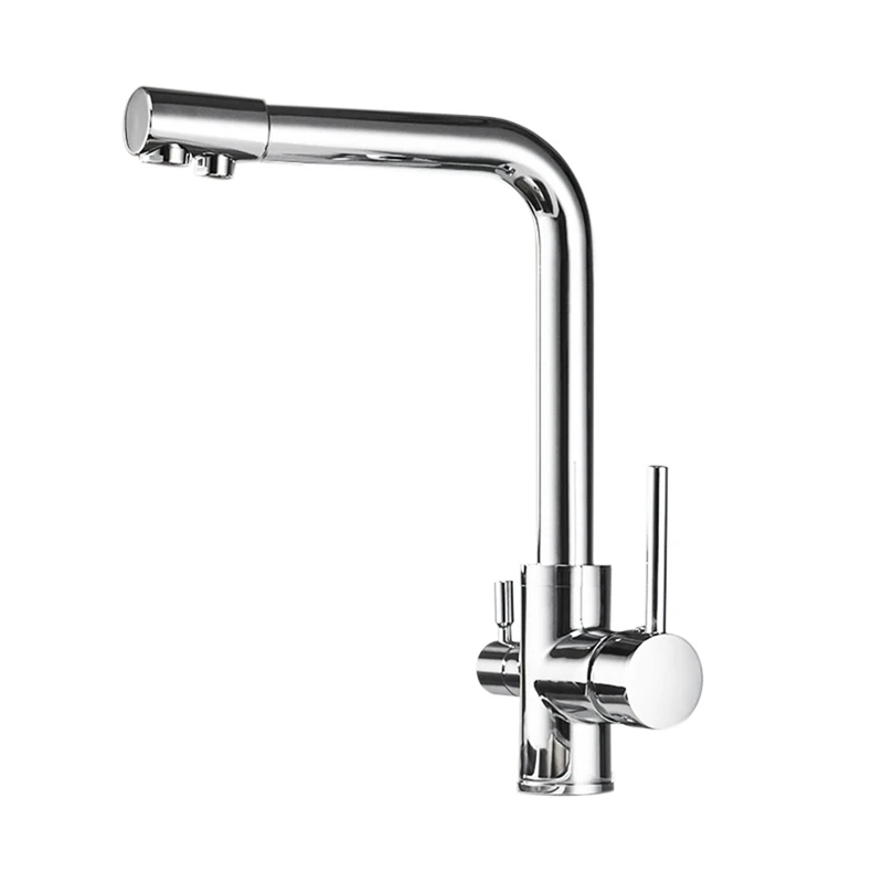 

Filter Kitchen Faucets Deck Mounted Mixer Tap 360 Rotation With Water Purification Features Mixer Tap For Kitchen