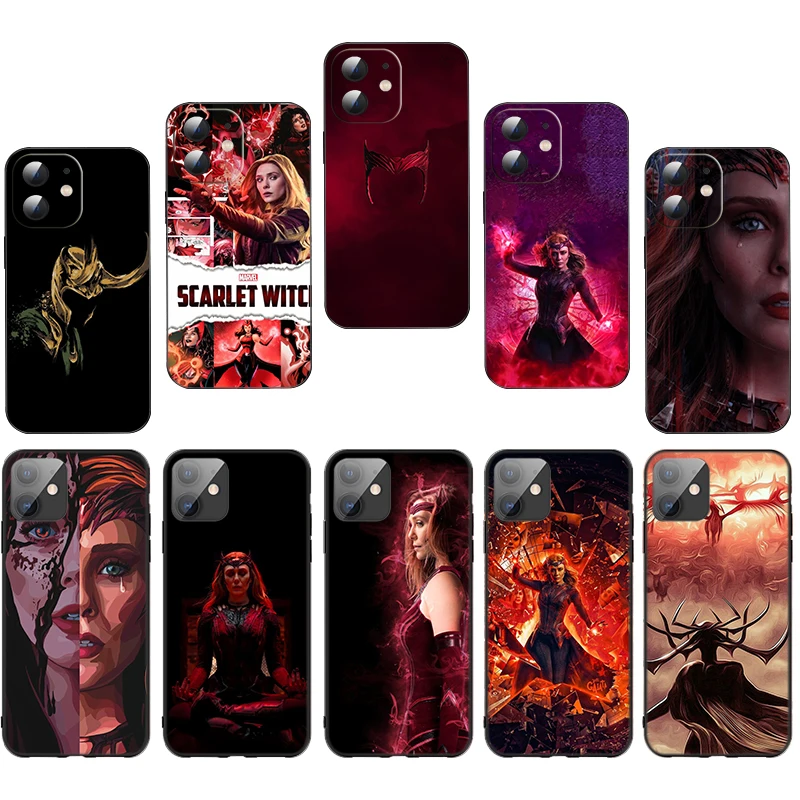 A50 Marvel Scarlet Witch Soft Silicone Case for Samsung Galaxy A5 2017 A6 A7 A8 PLUS 2018 A9 M20 M30 M30S M31 M51 Caver