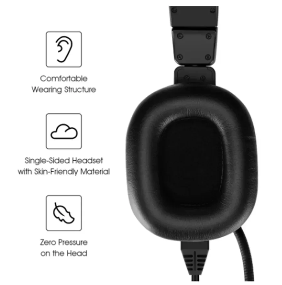 Беспроводная гарнитура Hollyland для внутренней связи 3 5 мм динамическая с одним ухом