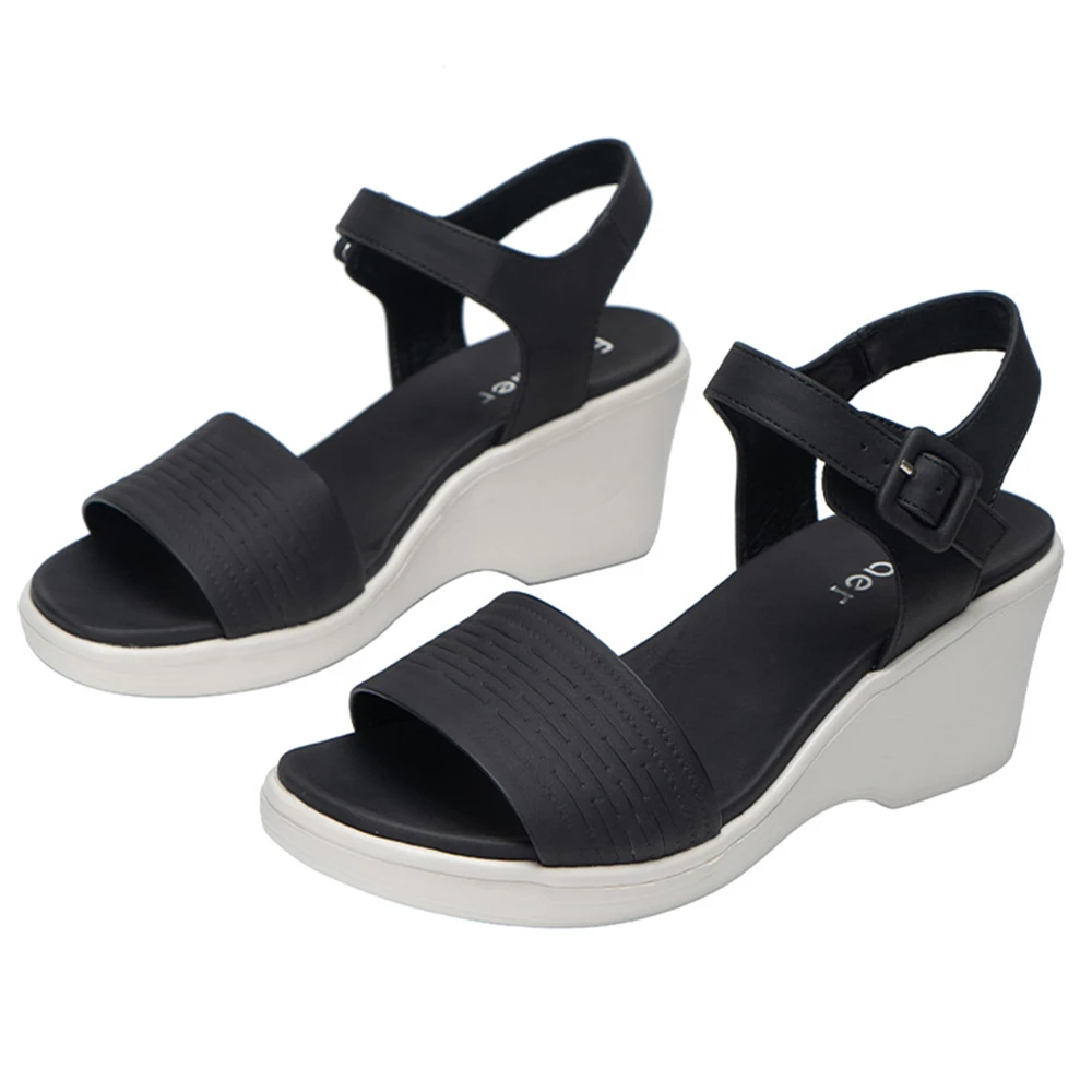 

High Heels Women Summer Shoes Wedges Rome Female Sandals Flat Platform Non-slip Beach Sandals Open Toe Ladies Shoes cl16