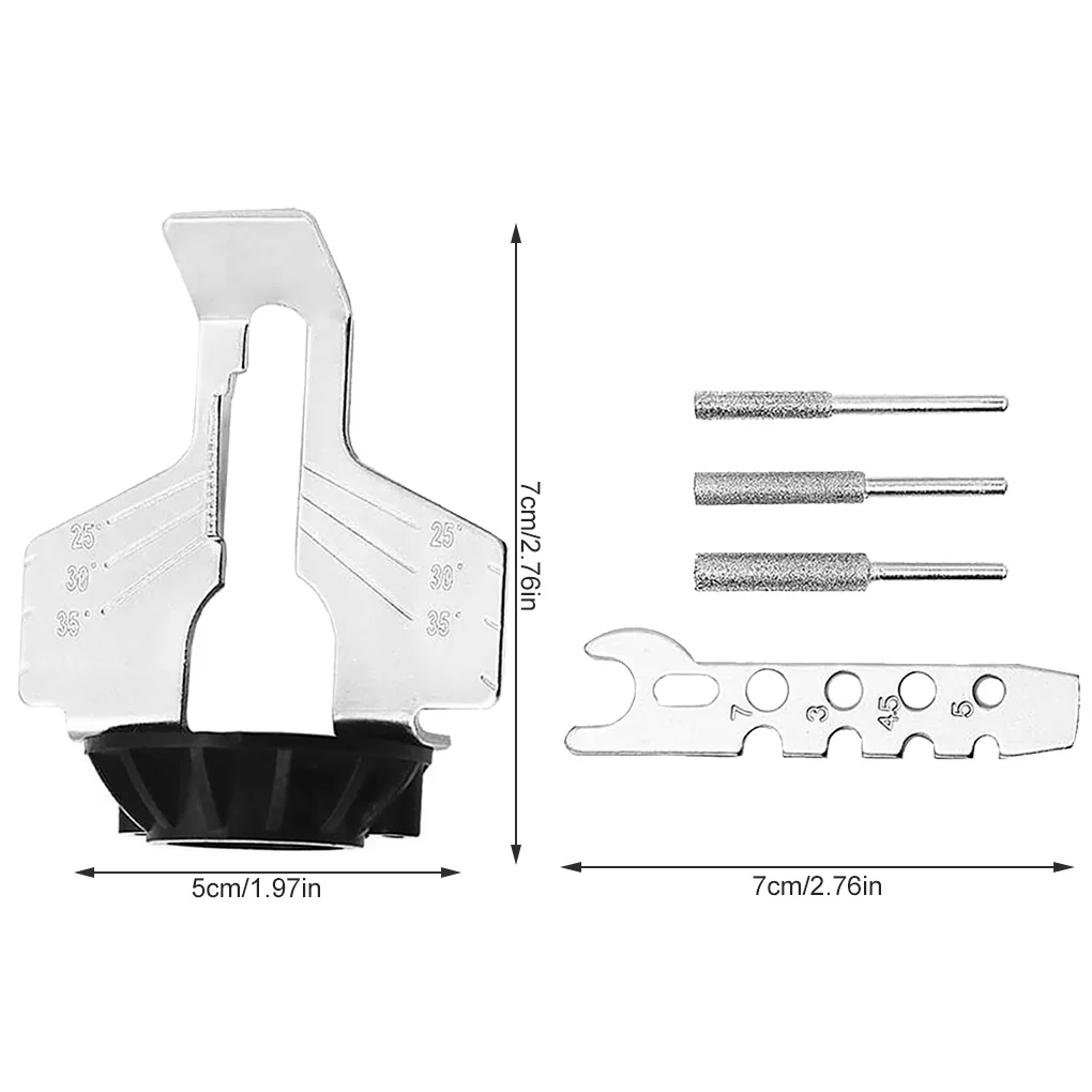 

5pcs Chainsaw Sharpening Kit Steel Chainsaw Grinding Tool Portable Chain Sharpening Teeth Kit