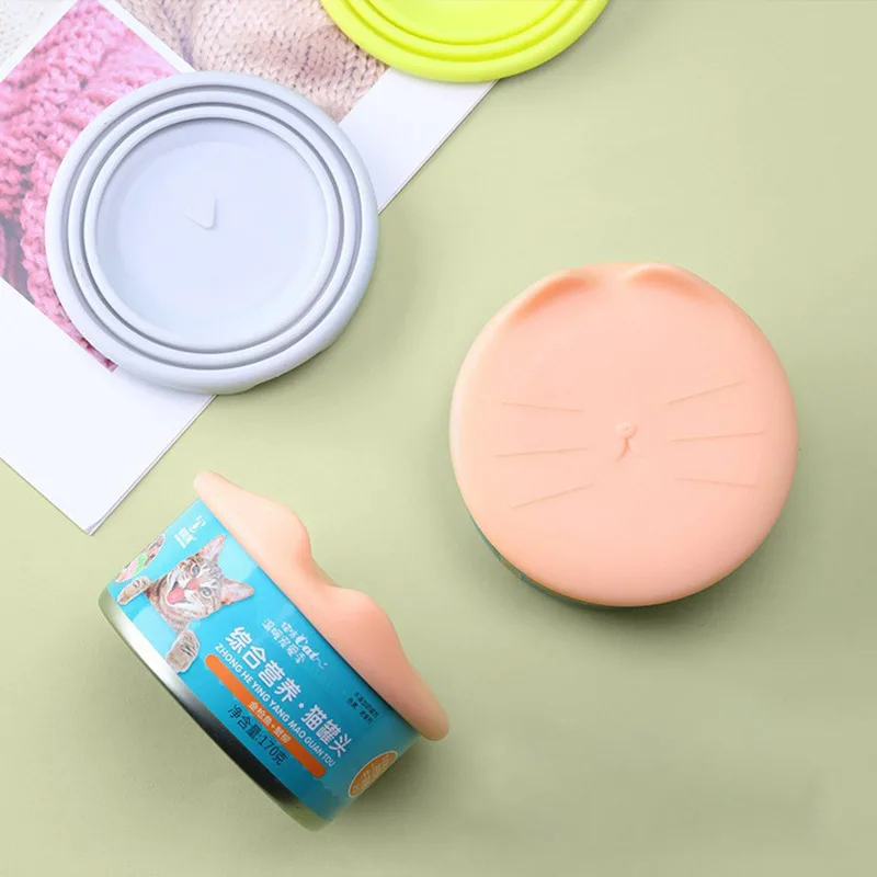 

Силиконовая крышка для питомцев, многоразовая Герметичная крышка, универсальная крышка для хранения свежести еды, домашние кухонные порта...