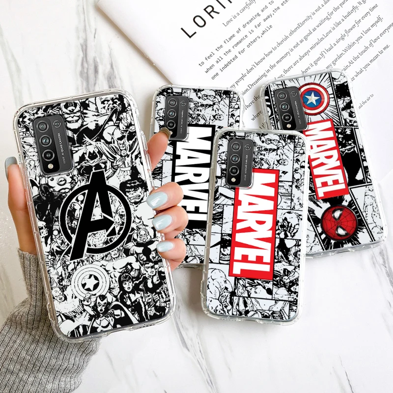 

Avengers Marvel Cool Comics Transparent Phone Case For OPPO Find X6 X5 X3 F21 Neo Lite A96 A57 A77 A74 A76 A55 A54 A53 K10 5G