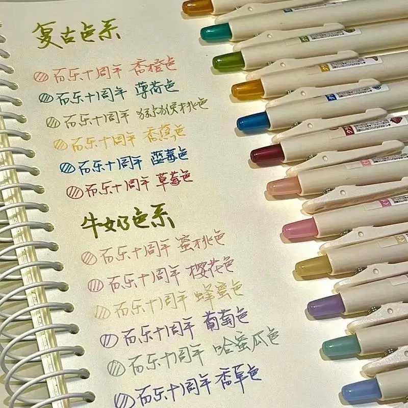 Гелевые ручки PILOT Juice Milky Pastel Limited, разноцветные, 0,5 мм, с плавным письмом и эргономичным дизайном для рисования и планирования, японское качество (art.: 3920dad7ffd84) - 3920dad7ffd84