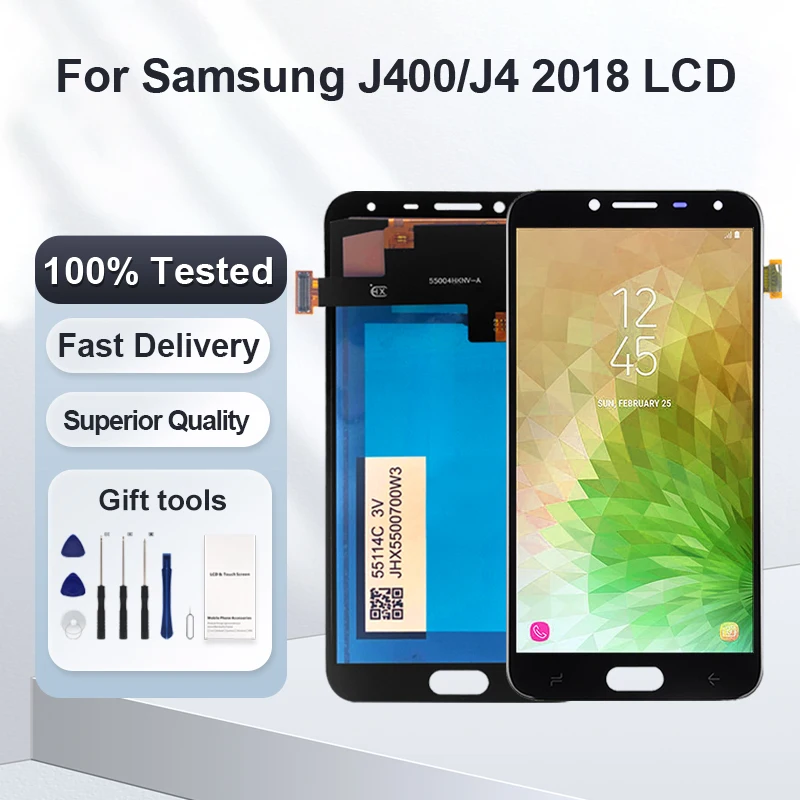 

1Pcs 5.5 Inch OLED J400 Display For Samsung Galaxy J4 2018 Lcd Touch Panel Digitizer Assembly J4 J400G J400F J400M Screen