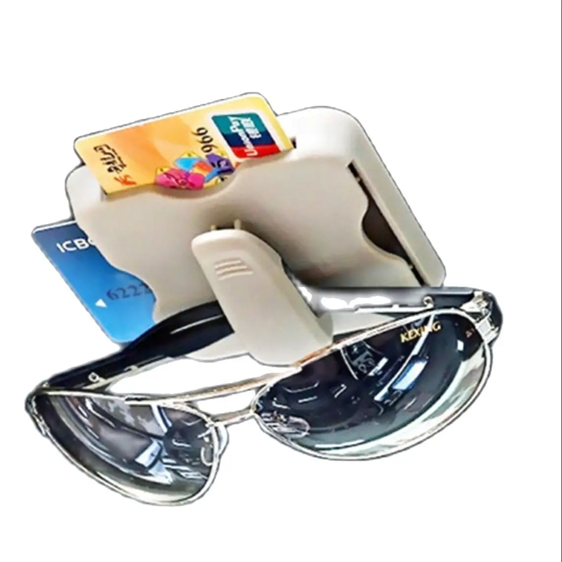 

Кожаный солнцезащитный козырек, зажим для очков, зажим для карт, билета, портативный держатель для BNW, автомобильные внутренние зажимы, дома...