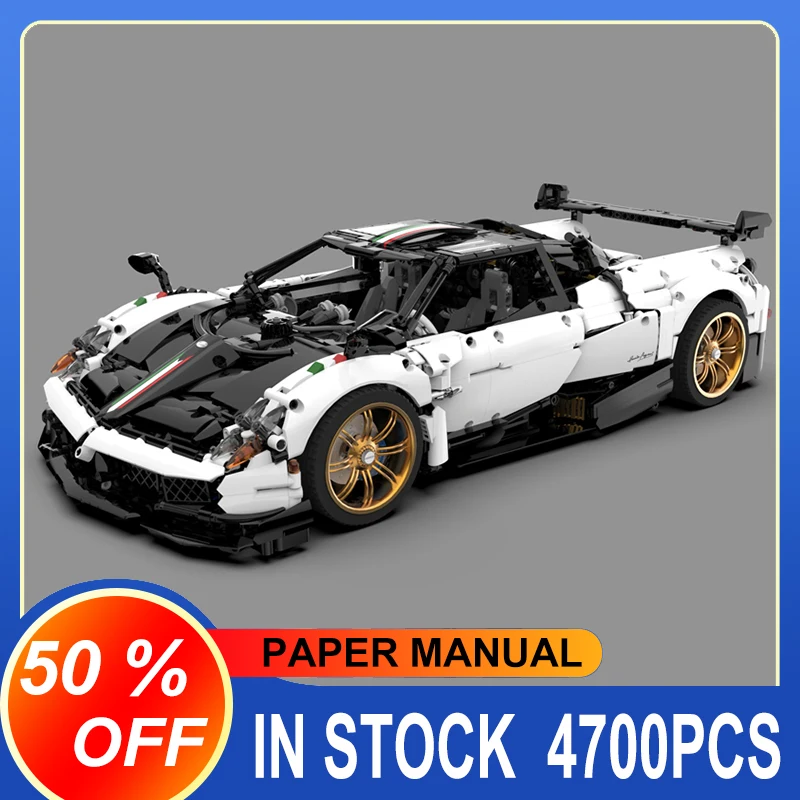 Новая модель Moc высокотехнологичный супер гоночный спортивный автомобиль Pajiani