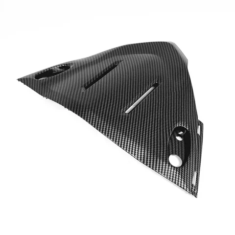 Для HONDA CBR650F 2014-2019 CBR 650 F гидроокунанная отделка из углеродного волокна, передняя фара, верхняя панель обтекателя