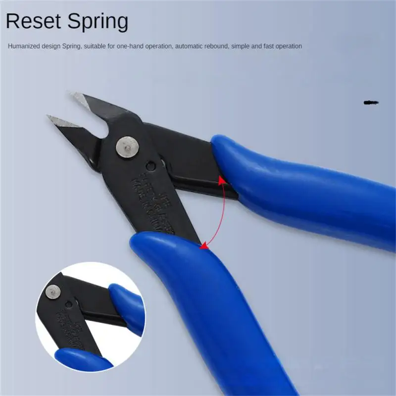 

2/4/5PCS Quality Assurance Outlet Forceps Thin Appearance Diagonal Pliers Carbon Steel Hardening Treatment Pliers Insulated Grip