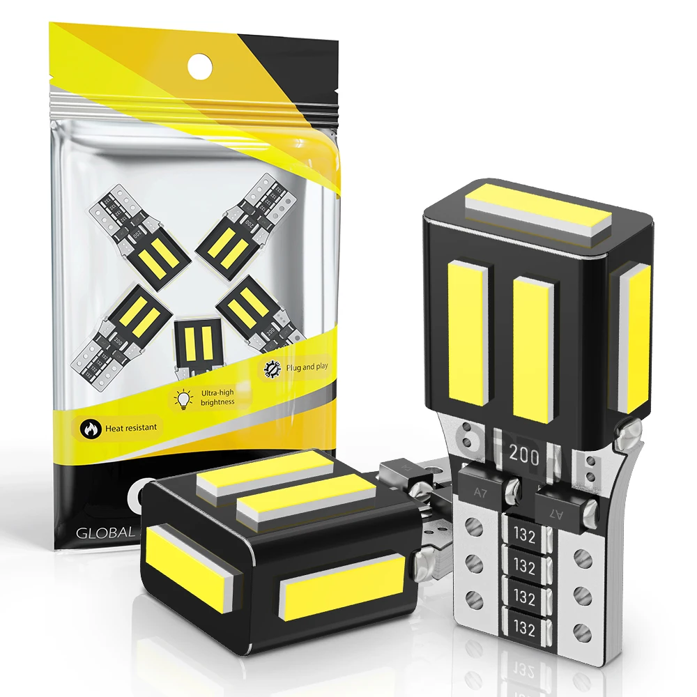 Oprah 2x194 168 T10 W5W светодиодный лампы Canbus 7020 7SMD автомобильное интерьерное освещение для чтения карты купольная лампа для багажника 12 в 6000K белый без ошибок