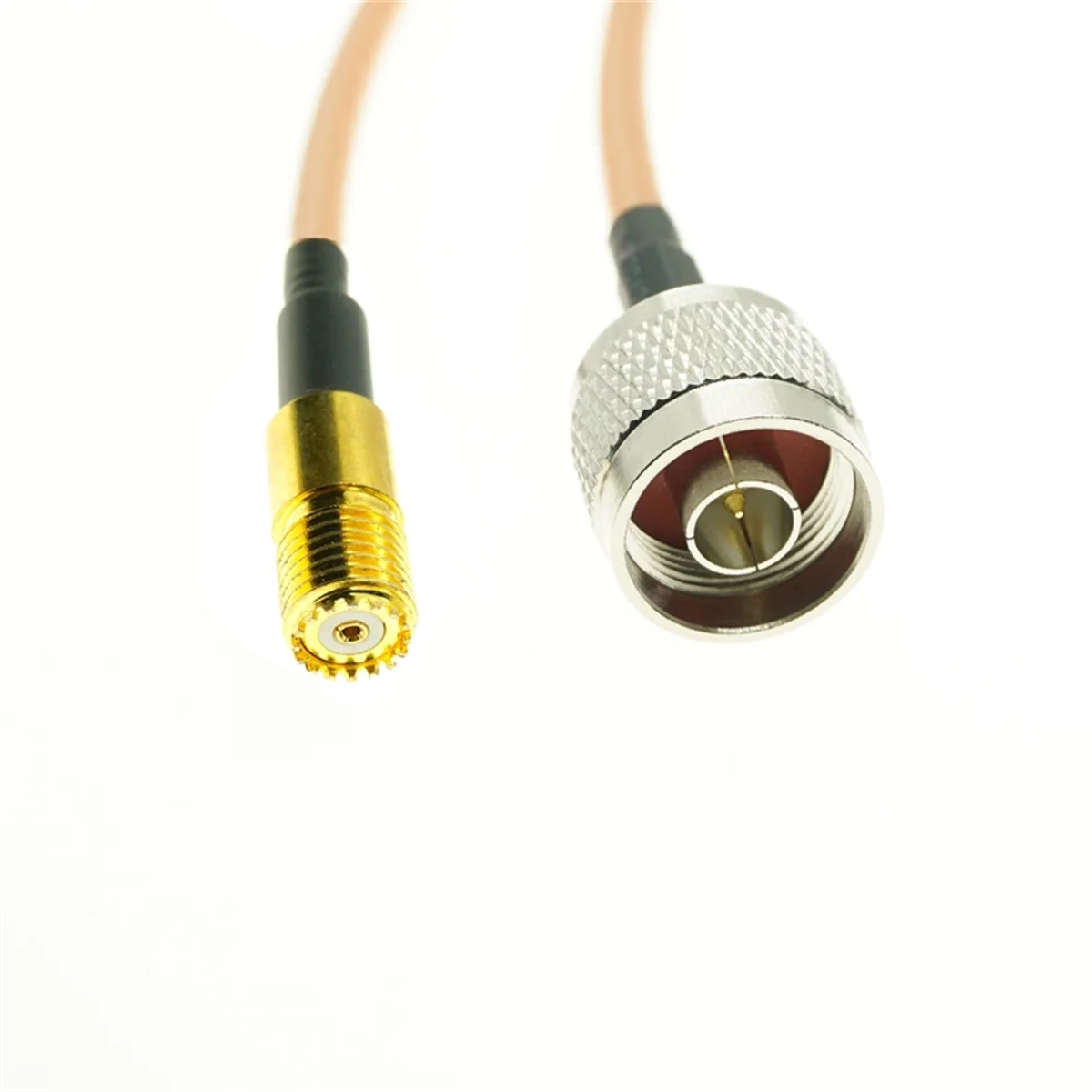 

cable RG142 Double Shielded N male plug to MINI UHF female RF Coaxial Connector Pigtail Jumper Cable New