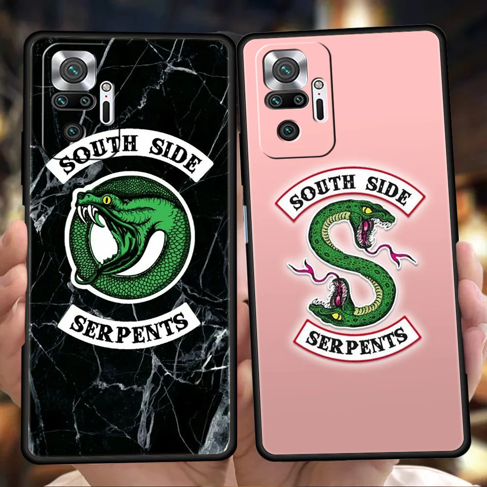 

TV Riverdale Southside Serpents Phone Case Cover for Redmi K50 Note 10 11 11T Pro Plus 7 8 8T 9S 9 K40 Gaming 9A 9C 9T Pro Shell