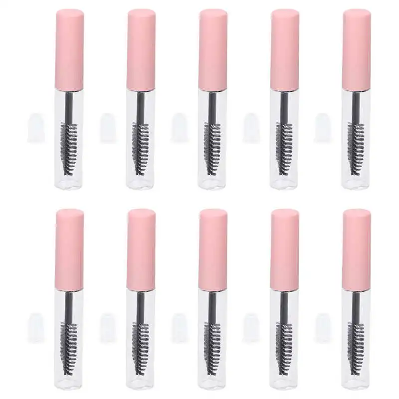 

10pcs 5ml Refillable Bottles Tube Refillable Clear Portable Eyelashes Mascara Cosmetic Bottle for Eyelash Growth Oil Lip Gross