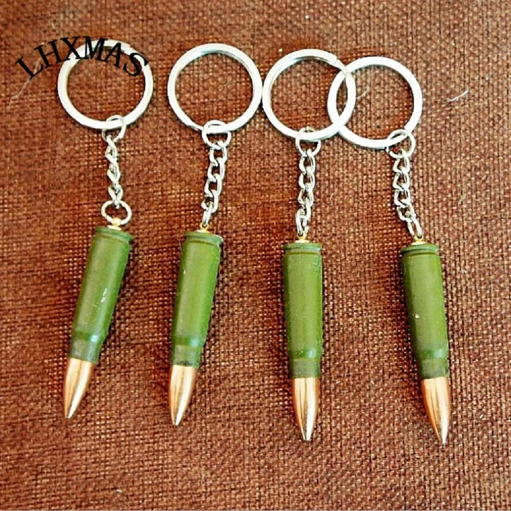 LHXMAS 1 шт. искусственные пули брелок смешанный дизайн Мини фигурки ремесла подарок для друзей E399