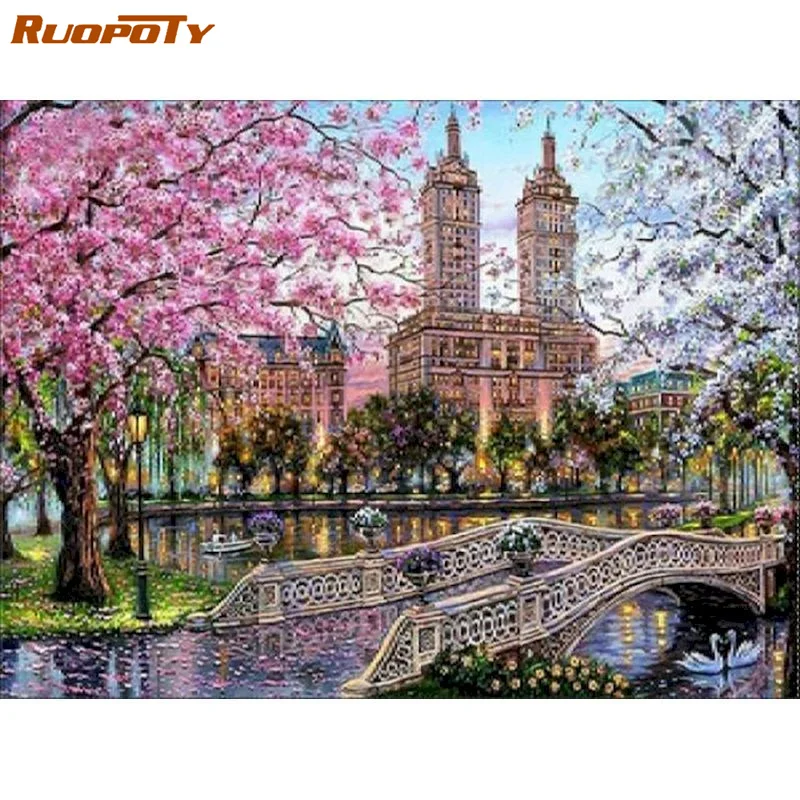 

RUOPOTY Full Square Diamond Painting Sunflower Daisy New Arrival Diamond Embroidery Flower Mosaic Cross Stitch Home Wall Decor