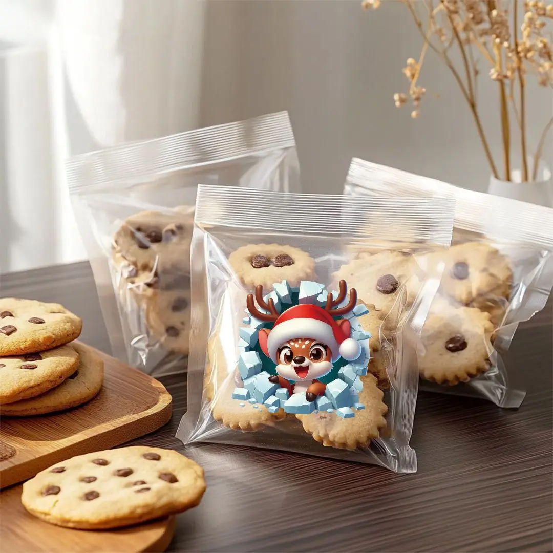 Сублимационная печать гном рождественские украшения наклейки 8 шт. набор