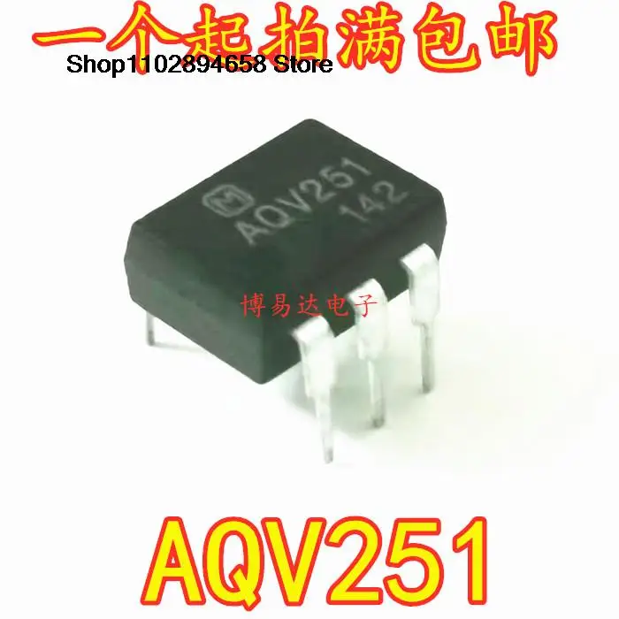 

10Pcs AQV251 AQV251A AQV251G DIP-6