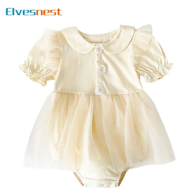 

Cartoon Newborn Clothes Girls Bodysuits Cotton Short Sleeve O-Neck Baby Girl Clothes Summer Infant Clothes 1-3 Years