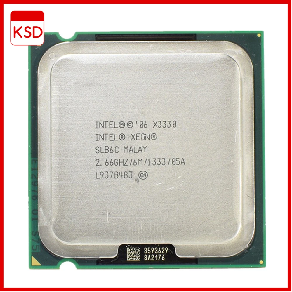 

Intel Xeon X3330 2.6 GHz Quad-Core Quad-Thread CPU Processor 6M 95W LGA 775
