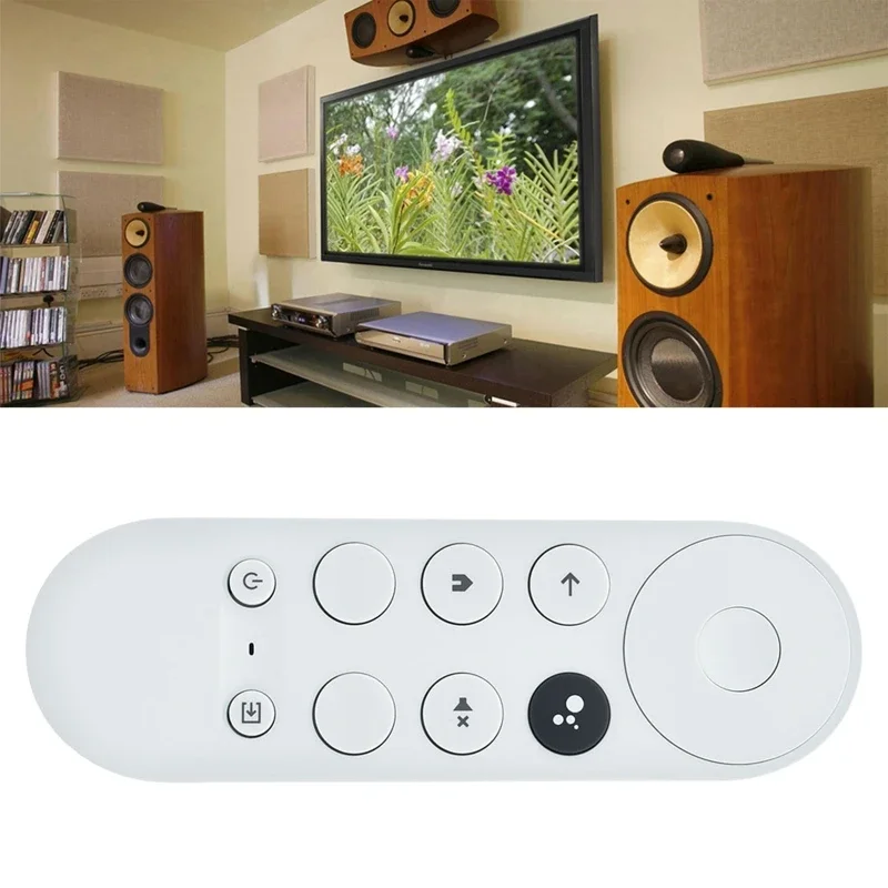 Голосовой пульт дистанционного управления YP Google Bluetooth для TV 2020 Chromecast 4K Snow