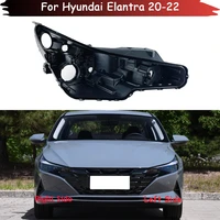 auto headlight base for hyundai elantra 2020 2021 2022 headlamp house car rear base headlight back house head lamp shell