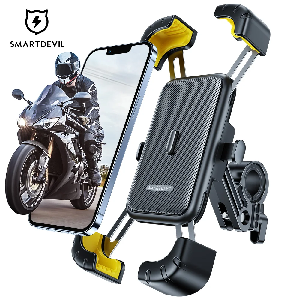 Phone Holder For 4.7-7.2inch Mobile Phone Stand Shockproof Bracket Clip