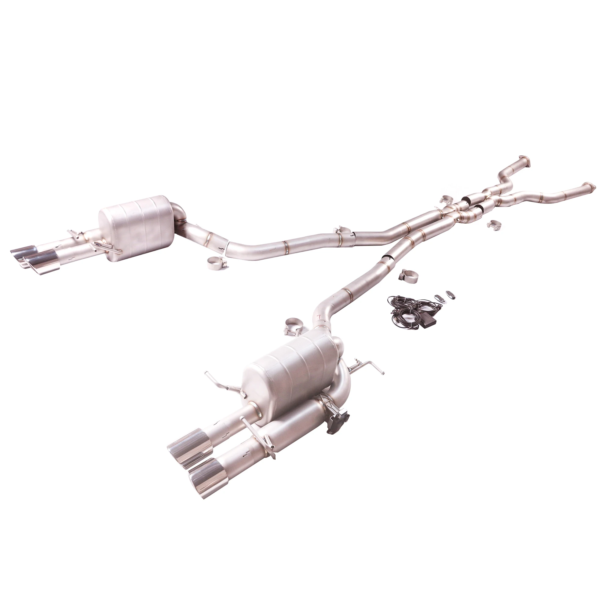 [Продукт на заказ] Для BMW M5 E60 5.0L V10 2006 2 75 &quotВысокопроизводительный глушитель Catback