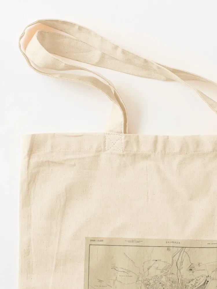 Винтажная сумка-тоут с картой Гранады Испании (1943) сумки для женщин многоразовая