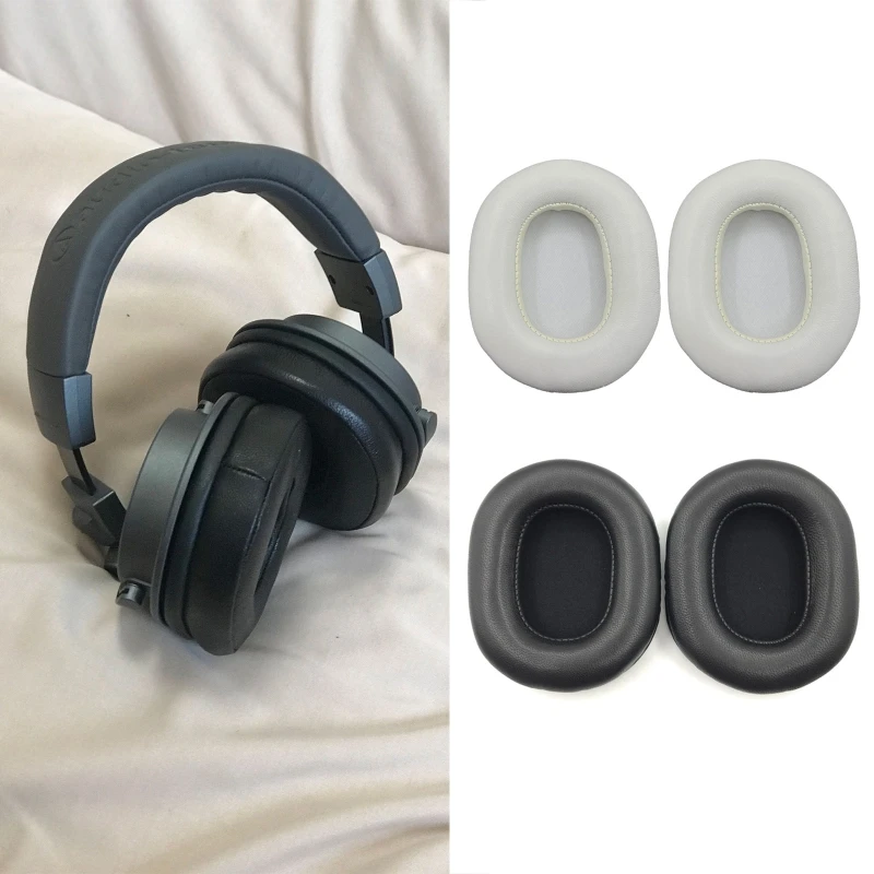 

Fit Perfectly Ear Pads Compatible withATH-MSR7 M50X M20 M40 Earpads Headphone Ear Pads Cushion Soft Sheepskin Earmuffs