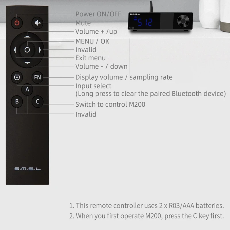 ЦАП SMSL M200 AK4497EQ Bluetooth 5 0 Поддержка 32 бит/768 кГц DSD512 декодер с дистанционным