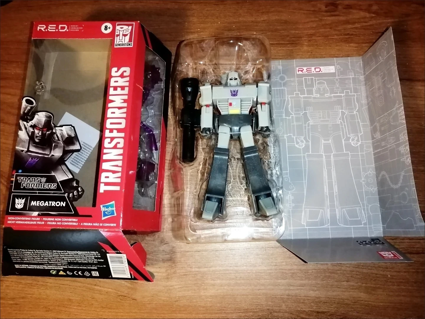 В наличии: Трансформируемая фигурка RED Super Megatron, серия G1, 6 дюймов, подвижная модель, аниме-фигурка, подарок для мальчиков (art.: 3920da5afe0a2) - 3920da5afe0a2