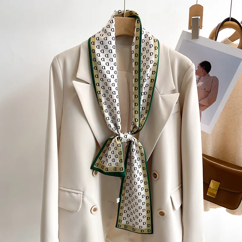 

Fashion Party Travel 148X12CM Neckerchief 2023 Hair Band Free Shipping The Four Seasons Popular Scarf Luxury Design Tie Scarves