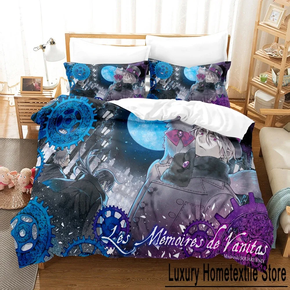 3D печатный аниме The Case Study Of Vanitas Комплект постельного белья для мальчиков и