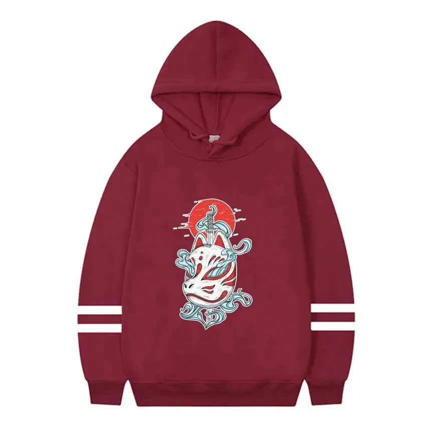 Devil Hunter Hoodie Kamado Nezuko Pattern Printed Sweatshirt Men's and Women's Streetwear Harajuku Couple Shirt Top