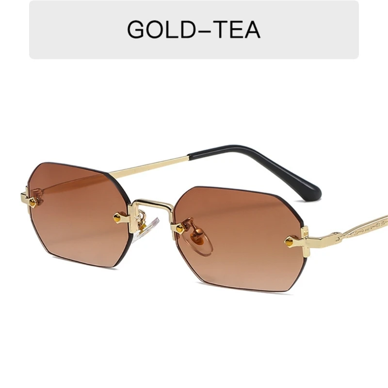 

2 шт., женские солнцезащитные очки без оправы