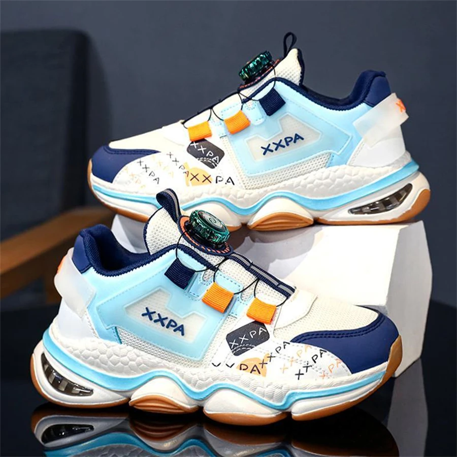 KaiJun Boys' Sneakers Summer Breathable Kids' Sports Shoes Soft Soles Fashion Old Dad Shoes Casual Lightweight Running Shoes