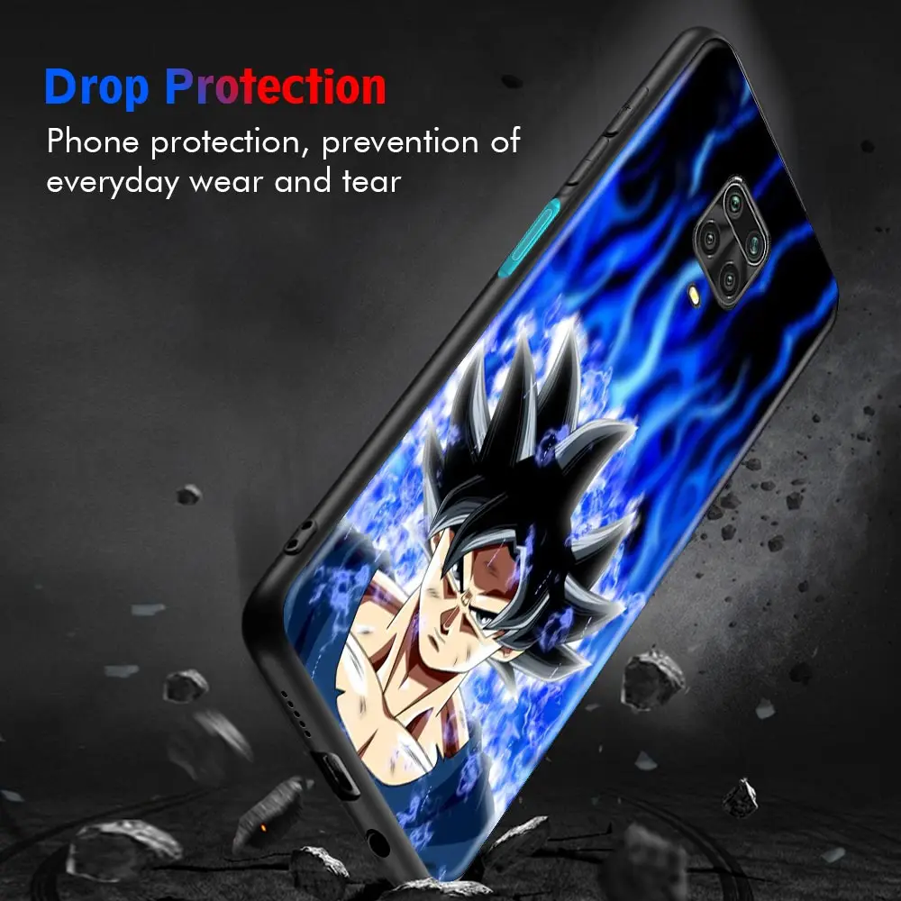 Чехол для Xiaomi Redmi Note 11 10 9 8 7 Pro Max 9T 8T 9S чехол 9C 9A 8A 7A аниме Dragon Ball Son Goten Vegeta |