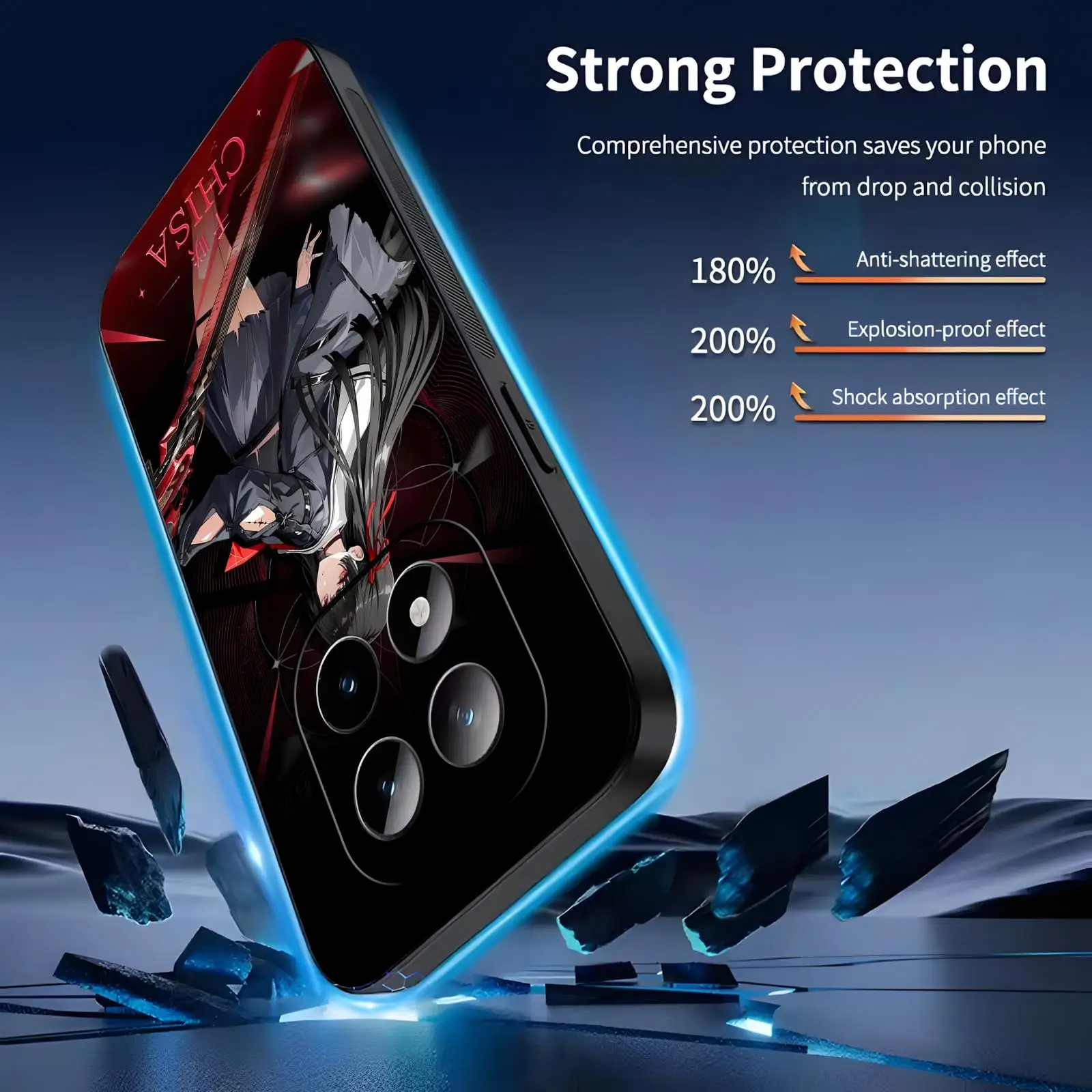 Фото Чехол для телефона Redmi Note15 14 13 12 11Pro Plus 5G 14C A3, мягкий черный чехол для телефона Wuthering Waves CHISA №2
