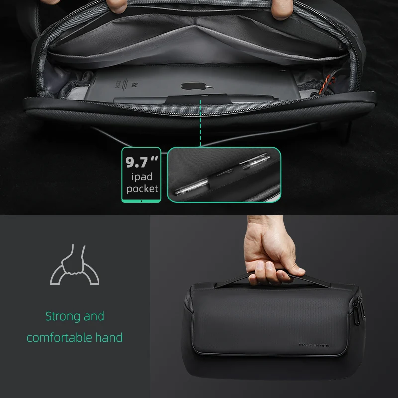 Мужская водоотталкивающая сумка Mark Ryden наплечная сумка-мессенджер из ткани