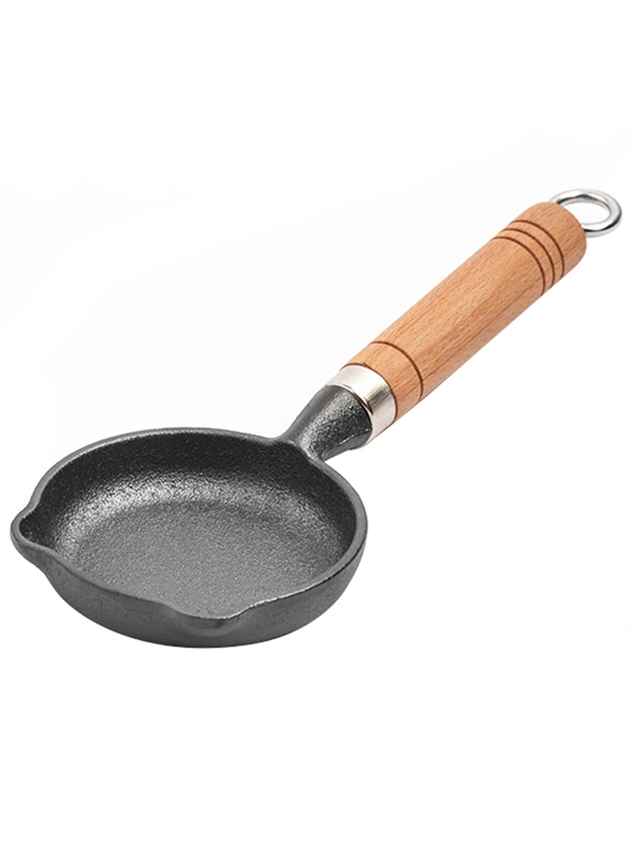 

Cast Iron Household Egg Frying Pan Small Oil Pan Poached Egg Pot Mini Egg Dumpling Fantastic Product Non-Stick Pan Frying Pan