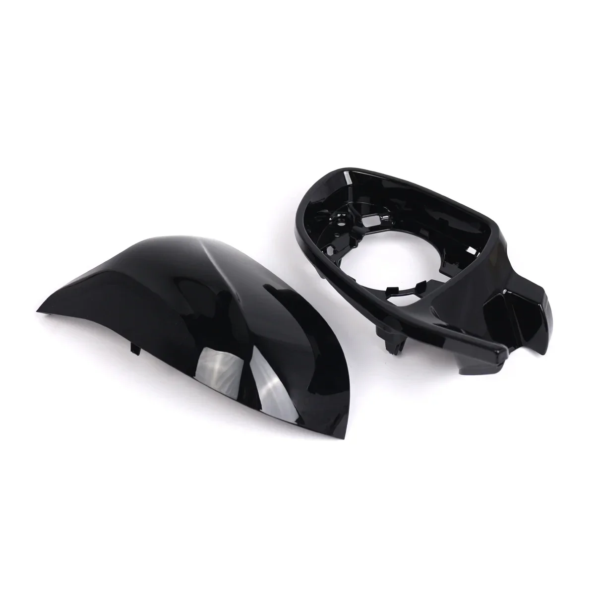 Фото Для BMW 3X G01 X3M F97 2019-2023 гг., комплект из 4 предметов, ярко-черное опорное кольцо автомобиля, крышка зеркала заднего вида в сборе OE: 51168097351 №3