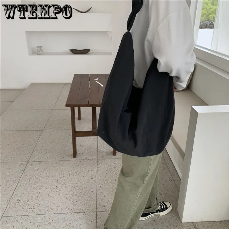 Women's Bag New Diagonal Shoulder Bag Casual Totes Spring Nylon Large Capacity Dumpling Bag Simple Retro Handbag Shopping Bags