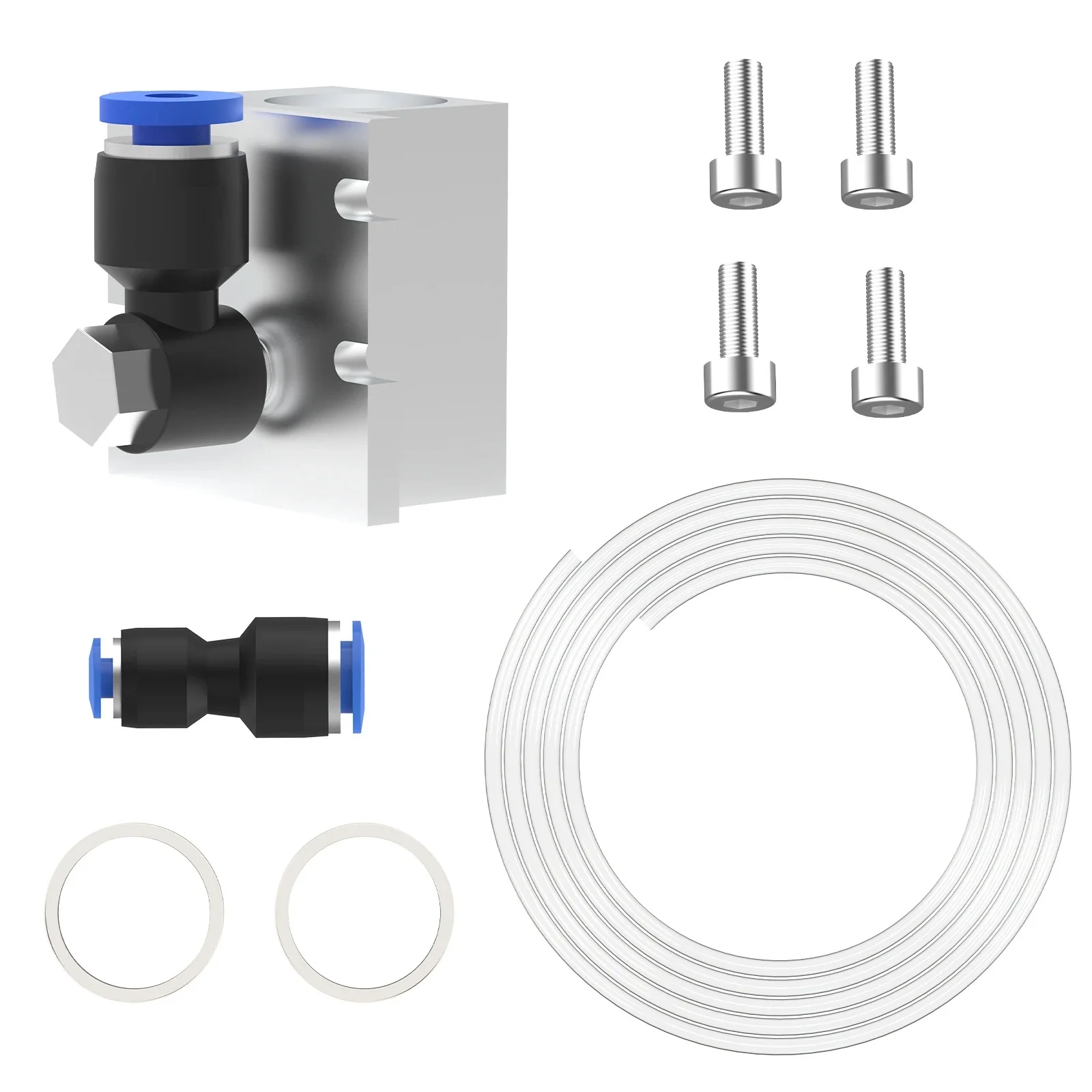 

Лазерный модуль NEJE A40640 AF6/AF8 CNC, металлическая воздушная Форсунка макс. 1,5 МПа, высокое давление, сборка в NEJE 3 Max, лазерная гравировальная машина