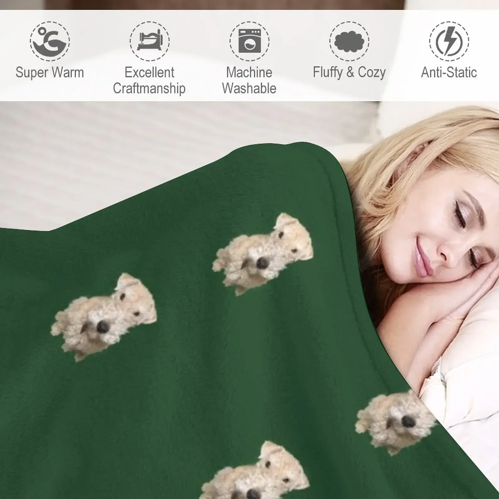 Одеяло для зимы Peekay the Lakeland Terrier летнее покрывало сна